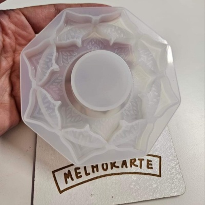 Molde Mandala Porta-velas