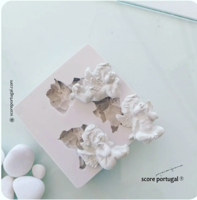 3 ANJOS DA GUARDA Molde Artesanal