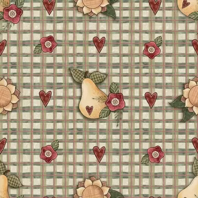 PERAS COUNTRY - COLEÇÃO HOME SWEET HOME - Fuxicos e Fricotes