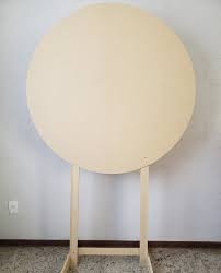 Painel redondo desmontável  para decoração L