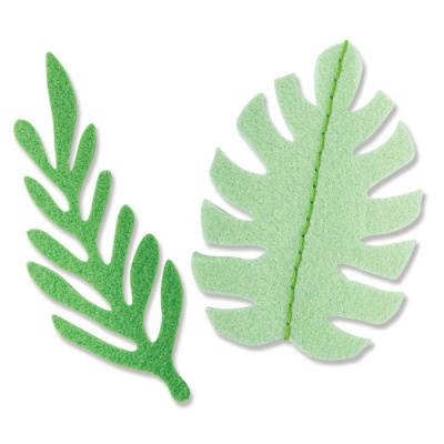 Bigz Die Doodle Leaves / Folhas Rabiscadas