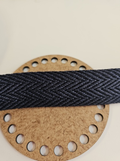 Percinta Espinhada Algodão Azul Navy