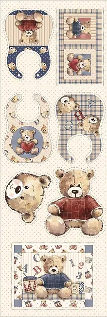 Painel Teddy Bear Fuxico e Fricotes