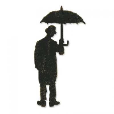 Sizzix Bigz Umbrella Man /Homem de Guarda-chuva