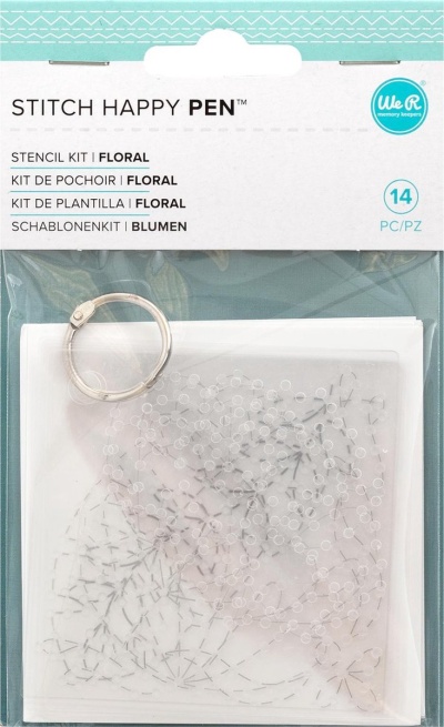 Stitch Happy Pen - Stencil Kit Floral We R Memory Keepers