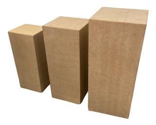 Trio Cubos em Mdf