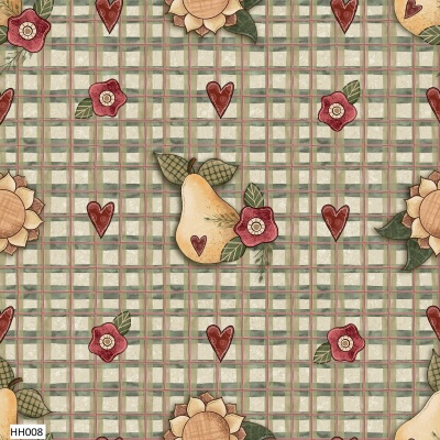 Tecido Algodão Fuxico e Fricotes Home Sweet Home