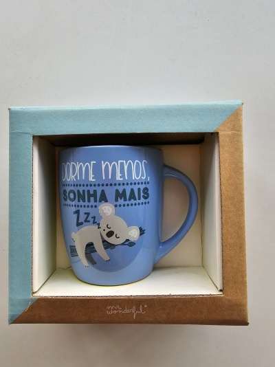 Caneca Dorme Menos Sonha Mais Mr. Wonderful