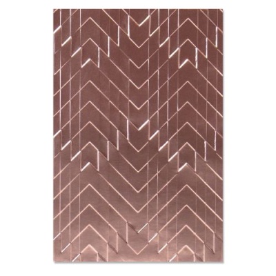 Sizzix 3-D Textured Impressions Embossing Folder - Staggered Chevrons