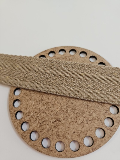 Percinta Algodão Espinhada Taupe