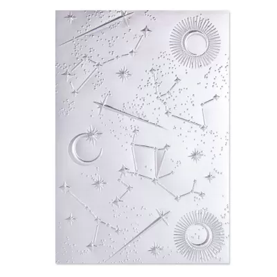 Sizzix 3-D Textured Impressions Embossing Folder Starscape by Kath Breen