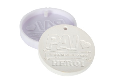 MOLDE SILICONE PAI HEROI