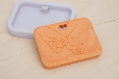 MOLDE SILICONE MÃOS