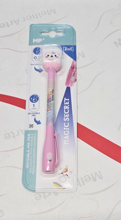 Caneta tinta invisível