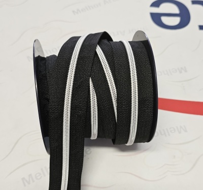 Fecho malha 5 Prateado