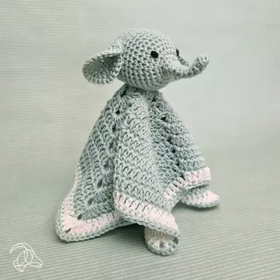 Kit Crochet - Dudu Elefante