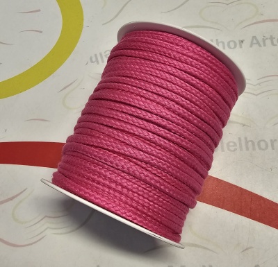 Cordão de algodão Rosa Fushia