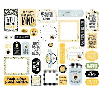 Die Cuts | Frames & Tags | Bee Happy