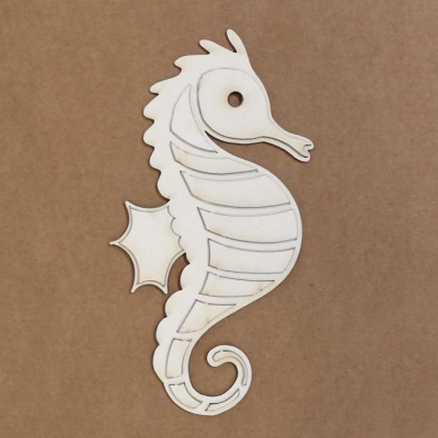 Silhueta Chipboard | Cavalo Marinho | Kora