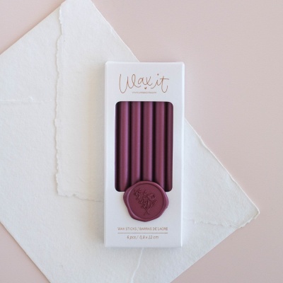 Barras Lacre | Plum | Wax It | Lora Bailora