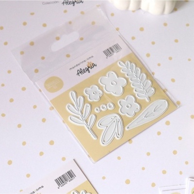 Cortante Flores & Folhas | Alegría | Mandarina & Lima