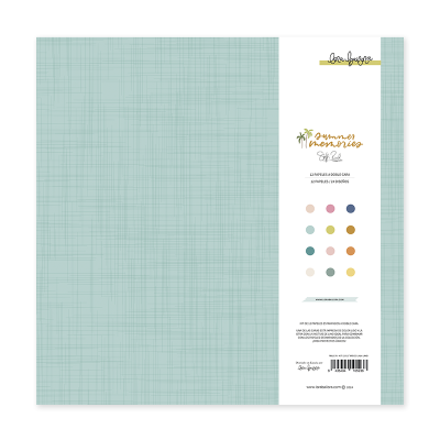 Bloco Básicos | 12 Papéis | Summer Momeries | Lora Bailora