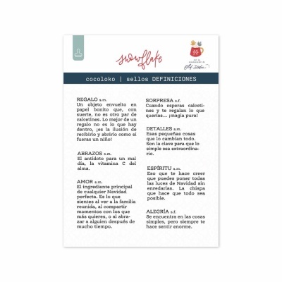 Carimbo Sentimentos | Snowflake | Cocoloko