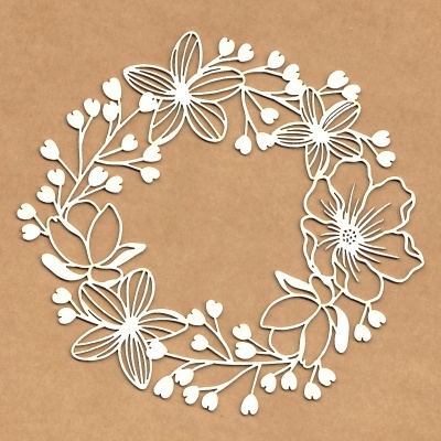 Chipboard | Moldura Coroa Jardim Botânico | Kora Projects