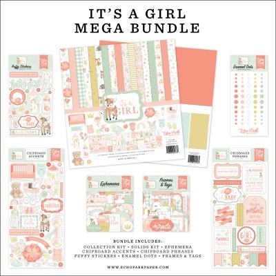 Mega Kit | It's a Girl | Echo Park