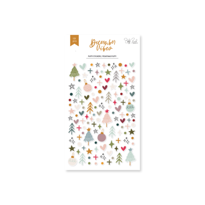 Autocolantes Puffy | Formas | December Vibes | Lora Bailora