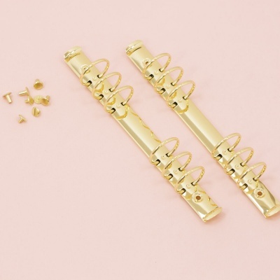 Mecanismo 6 Anéis Encadernação | Dourado