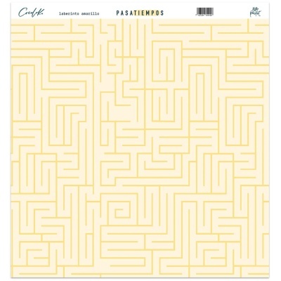 Papel 12x12 | Labirinto Amarelo | Pasatiempos | Cocoloko
