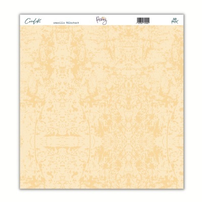 Papel 12x12 | Amarelo Roscharch | Peony | Cocoloko