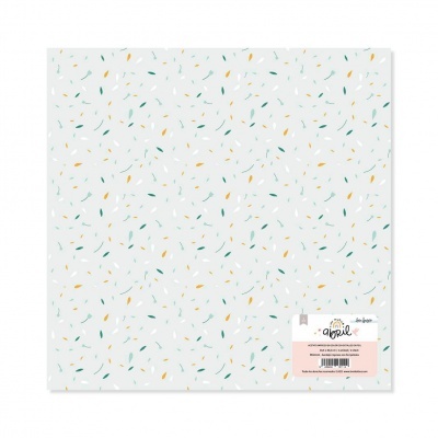 Acetato | Pétalas Detalhe Foil | Un Nuevo Abril