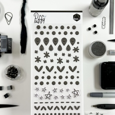 Autocolantes Puffy | Preto | Duna On