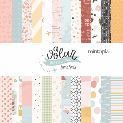 Bloco 24 Papéis | 12x12 | A Volar | Mintopía