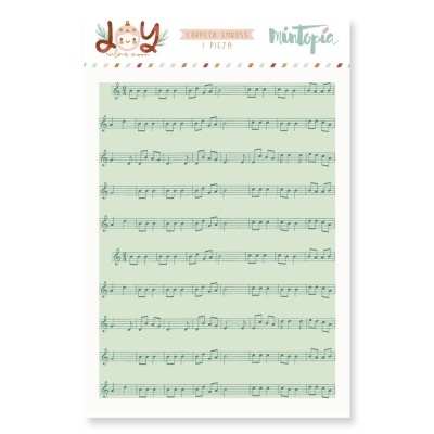 Placa Embossing | Jingle Bells | Joy