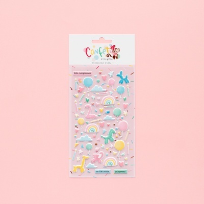 Autocolantes Puffy | Confeti | Sami Garra