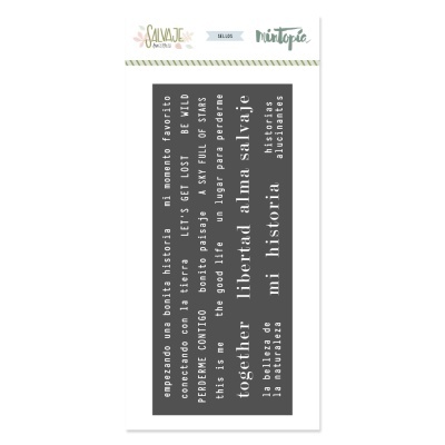 Carimbo Frases | Coordenado Cortante Frases | Salvaje