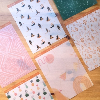 Kit Papel Vegetal | 6x8 | Calma