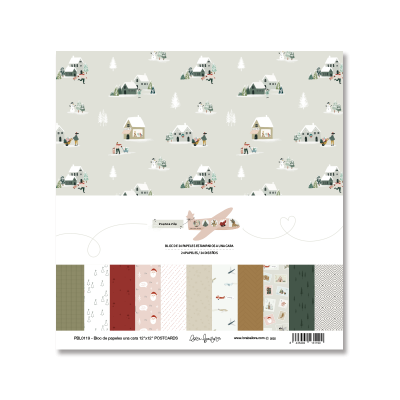 Bloco 24 Papéis | Postcards | Lora Bailora