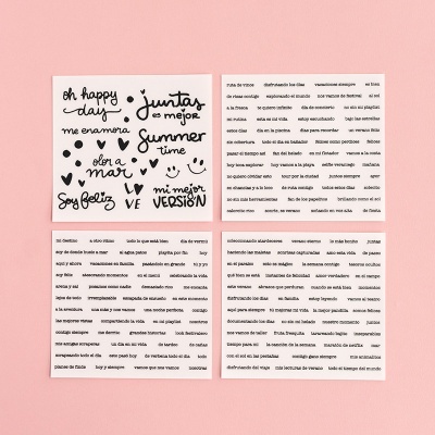 Rub-ons Transferiveis | Oh Happy Day | Sami Garra