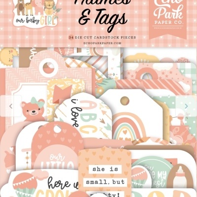 Die Cuts | Frams & Tags | Our Baby | Girl