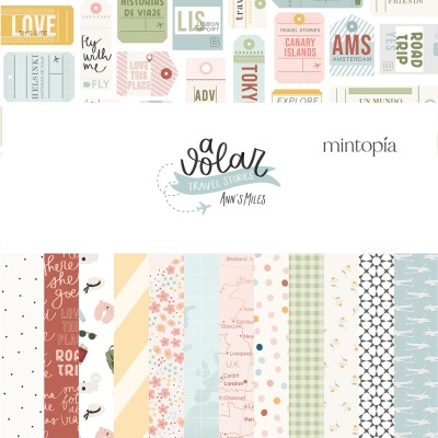 Bloco 24 Papéis | 6x8 | A Volar | Mintopía