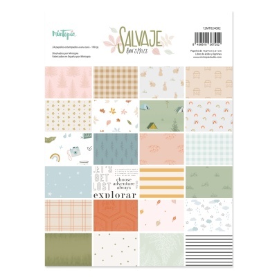 Bloco 24 Papéis | 6x8 | Salvaje | Mintopía