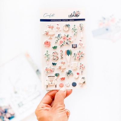 Autocolantes Puffy | Casamento & Festa | Amore