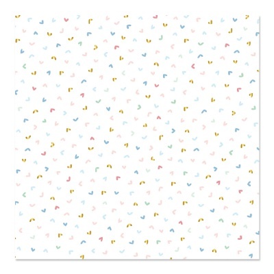 Papel Vegetal | Corações Foil | Aventura