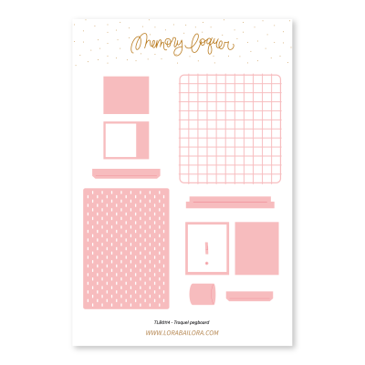 Cortante Pegboard | Lala Land | Lora Bailora