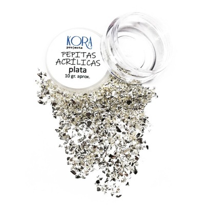 Pepitas Acrílicas | Prata