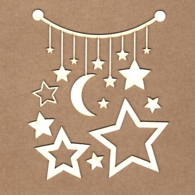 Chipboard | Mobile Estrelas | Kora